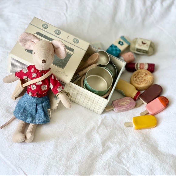 MAILEG Mom with Cooking Set plus food - Picture 7 of 8